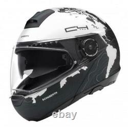 Motorcycle Helmet Modular SCHUBERTH C4 Pro Black/Grey / Matt White Magnitude