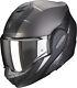 Motorcycle Helmet Tipper Openable Scorpion Exo Tech Primus Grey Black Matt Tg M