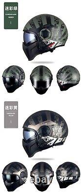Motorcycle Warrior Helmet Capacetes Para Moto Full Face Modular Bike Helmets