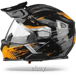 NEXX X. Vilijord Mudvalley black grey orange Modular helmet- Free shipping