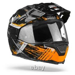 NEXX X. Vilijord Mudvalley black grey orange Modular helmet- Free shipping