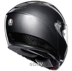 New AGV Sport Modular Carbon Full-Face Helmet S Black/Grey #1201O4IY002S
