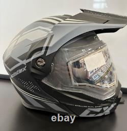 New Oem Castle X Exo-cx950 Siege Modular Dual Sport Helmet Blk/gry Sm 45-29762