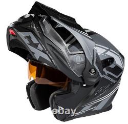 New Oem Castle X Exo-cx950 Siege Modular Dual Sport Helmet Blk/gry Sm 45-29762