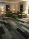 New Shaw Brand Carpet Tile Planks Modular Gray Black Silver Colors 540 Sq Ft