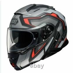 New Shoei Neotec II Helmets Respect TC-5 Red/Gray/Black- Medium 0116-1305-05