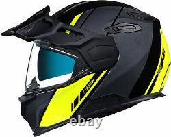 Nexx X. Vilijord Hi-Viz Neon Grey Motorcycle Helmet New! Fast Shipping