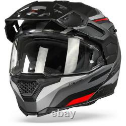 Nexx X. Vilijord Hiker Grey Red Matt Modular Helmet Motorcycle Helmet New! F