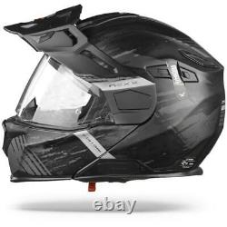 Nexx X. Vilijord Mudvalley Black Grey Matt Modular Motorcycle Helmet, New
