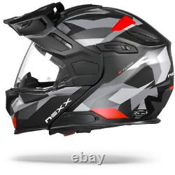 Nexx X. Vilijord Taiga Black Red Matt Modular Helmet New! Fast Shipping