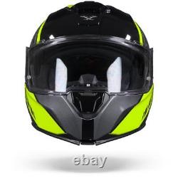 Nexx X. Vilitur Hi-Viz Neon Grey Modular Helmet Motorcycle Helmet New! Fast