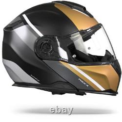 Nexx X. Vilitur Stigen Black Gold Matt Modular Helmet New! Fast Shipping