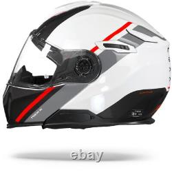 Nexx X. Vilitur Stigen White Red Modular Helmet New! Fast Shipping