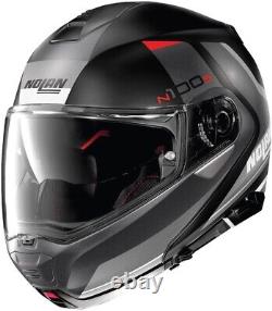 Nolan N100-5 Hilltop Helmet (XXX-Large, Flat Black/Gray)