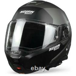 Nolan N100-5 Plus Distinctive 23 Flat Lava Grey Motorcycle Helmet New! Fas