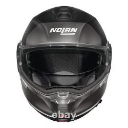 Nolan N100-5 Plus Modular Motorcycle Helmet Distinctive Black / Grey Large