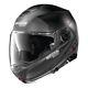 Nolan N100-5 Plus Modular Motorcycle Helmet Distinctive Black / Grey Medium