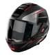 Nolan N120-1 Nightlife N-com 025 Flat Lava Grey Red Silver Black Modular Helm