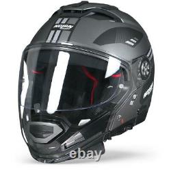 Nolan N70-2 GT Bellavista 21 Flat Lava Grey Modular Crossover Motorcycle Helmet