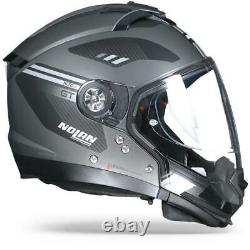 Nolan N70-2 GT Bellavista 21 Flat Lava Grey Modular Crossover Motorcycle Helmet