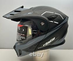 Open Box Castle CX950V2 Modular Snowmobile Helmet Matte Black/Charcoal Size XL