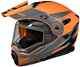 Open Box Castlex Adult Cx950 Diverge Snowmobile Helmet Flo Org/gray/blk Medium