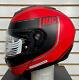 Open Box Hjc I90 Davan Modular Motorcycle Helmet Black/grey/red Size Large