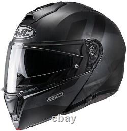 Open Box HJC i90 Syrex Modular Motorcycle Helmet Matte Grey/Black Size XL