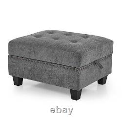 Ottoman for Modular Sectional, Grey(25.5x31.5x19)