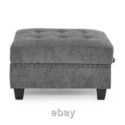 Ottoman for Modular Sectional, Grey(25.5x31.5x19)