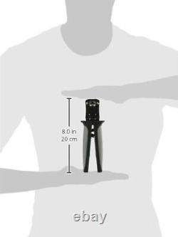 PANDUIT Modular Plug Crimping Tool MPT5-8AS Gray Black Plastic from Japan