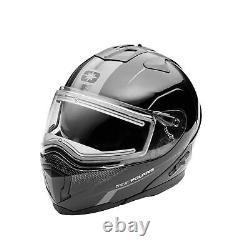 Polaris Modular 2.0 Snowmobile Helmet Anti Fog Scratch Chin Guard Black/Grey