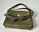 Rag & Bone Atlas Leather Medium Modular Shoulder Bag Military Green Silver