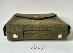 Rag & Bone Atlas Leather Medium Modular Shoulder Bag Military Green Silver