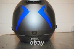 SHARK Helmets EVO-ONE 2 Slasher Modular Helmet Small Matte Grey/Blue/Black