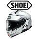 Shoei Neotec Ii Winsome Modular Motorcycle Helmet Racing White-gray-black Tc6