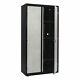 Sandusky Gf3f361872-m9 Modular Storage Cabinet, Gray/black