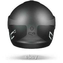 Schuberth C4 Pro Swipe Grey Motorcycle Helmet New! Free Shipping