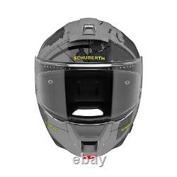 Schuberth C5 Globe Grey Black Modular Helmet Motorcycle Helmet New! Fast Sh
