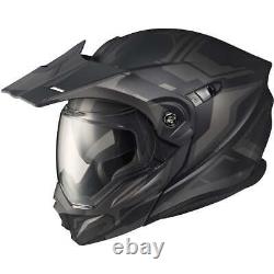Scorpion EXO-AT950 Modular Motorcycle Helmet Ellwood Phantom Black/Grey 3XLarge
