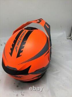 Scorpion EXO Castle New Heated Shield Modular Snowmobile Helmet Orange/Gray LG