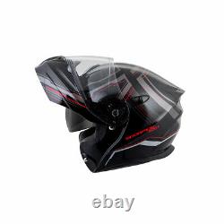 Scorpion EXO-GT920 Satellite Modular Motorcycle Helmet Red/Black/Gray