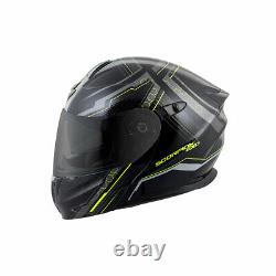 Scorpion EXO-GT920 Satellite Modular Motorcycle Helmet YellowithBlack/Gray