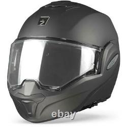 Scorpion EXO-TECH Solid Anthracite Black Modular Motorcycle Helmet, Flip-Up, New
