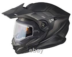 Scorpion Exo-at950 Cold Weather Snowmobile Helmet Ellwood Phantom Medium Blk Gry