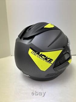 Shark EVO GT ENCKE Helmet Matte Grey/YellowithBlack Medium