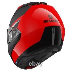 Shark EVO-GT Sean Matt Black Orange Grey Motorcycle Flip Up Helmet Free Shipping