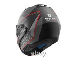 Shark EVO-ONE 2 Krono Modular Helmet Matte Black/Gray/Red MD