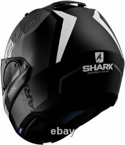 Shark EVO-ONE 2 SLASHER -Modular Flip-Up Helmet -Matte Black/Grey/White -X-Large