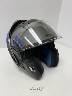 Shark EVO One 2 Slasher Helmet Matte Anthracite/Black/Blue Medium
